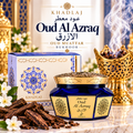 Oud Muattar Al Azraq 40g – Arabic Bukhoor by Khadlaj