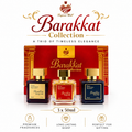 Barakkat Collection 3 X 50ml Gift Set – Satin Oud, Rouge 540 & Gentle Gold