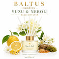 Baltus Yuzu & Neroli Reed Diffuser 100ml – Fresh Citrus Floral Home Fragrance