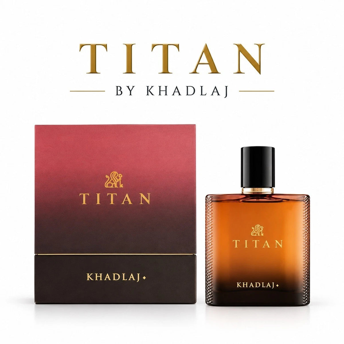 Titan by Khadlaj 100ml EDP for Men – Spicy Citrus Amber Vanilla Fragrance