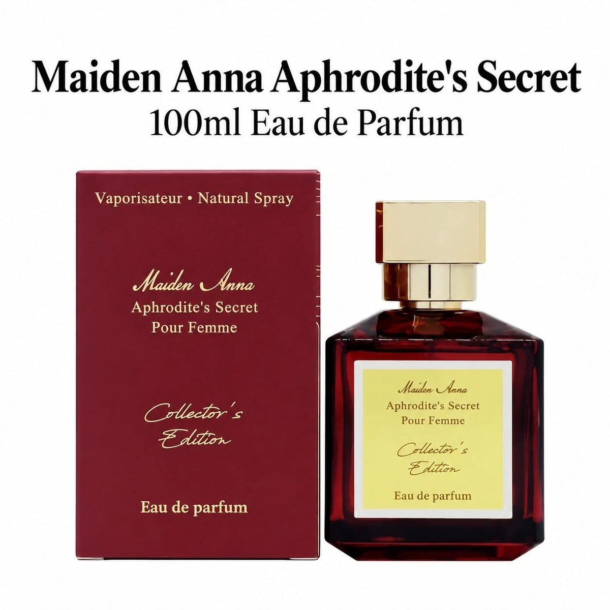 Maiden Anna Aphrodite's Secret Pour Femme 100ml Eau De Parfum Women's Fragrance
