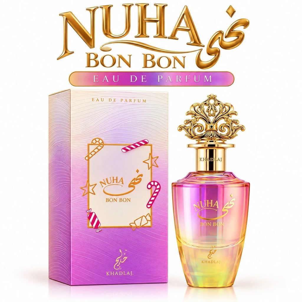 Nuha Bon Bon By Khadlajn EDP 100ml – Sweet Fruity Vanilla Gourmand Fragrance